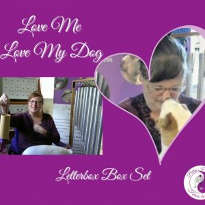 Love me love my dog letterbox gift set